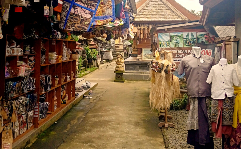 Dagangan di Desa Penglipuran