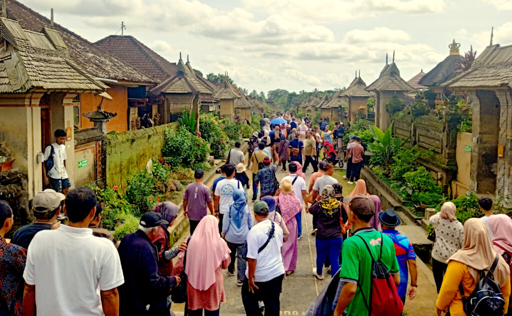 Jalanan di Desa Penglipuran